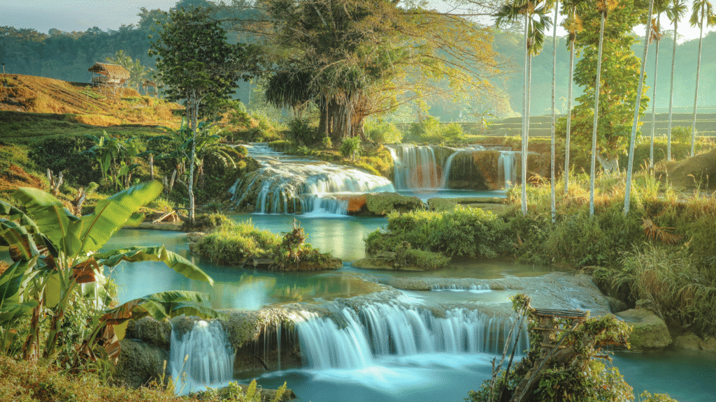 wisata air terjun weekacura sumba barat daya